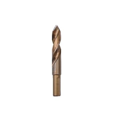 7/16" COBALT HYPER-STEP REDUCED SHANK STUBBY DRILL BIT