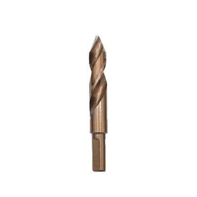 31/64" COBALT HYPER-STEP REDUCED SHANK STUBBY DRILL BIT