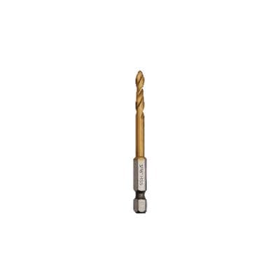 3/16" HYPER-STEP QUICK-CHANGE HIGH SPEED STEEL STUBBY DRILL BIT