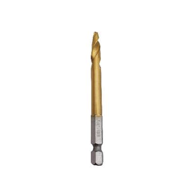 1/4" HYPER-STEP QUICK-CHANGE HIGH SPEED STEEL STUBBY DRILL BIT