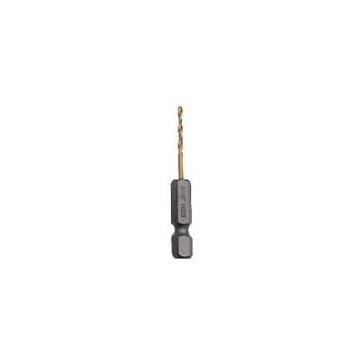 1/16" HYPER-STEP QUICK-CHANGE HIGH SPEED STEEL STUBBY DRILL BIT