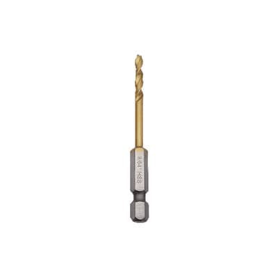 9/64" HYPER-STEP QUICK-CHANGE HIGH SPEED STEEL STUBBY DRILL BIT