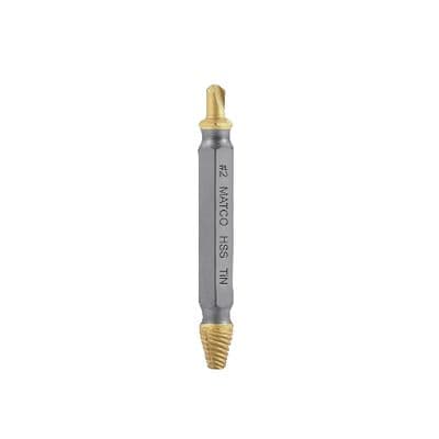 #2 TITANIUM PHILLIPS TORX & ALLEN LEFT HAND DRILL & EXTRACTOR