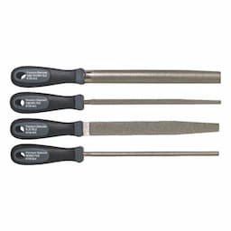 4 PIECE 8" DIAMOND FILE SET