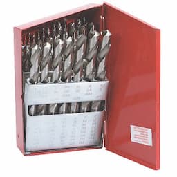 29 PIECE HIGH SPEED STEEL DRILL BIT SET
