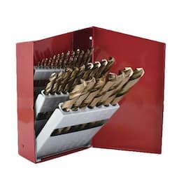 COBALT DRILL BIT SET, 29 PIECE