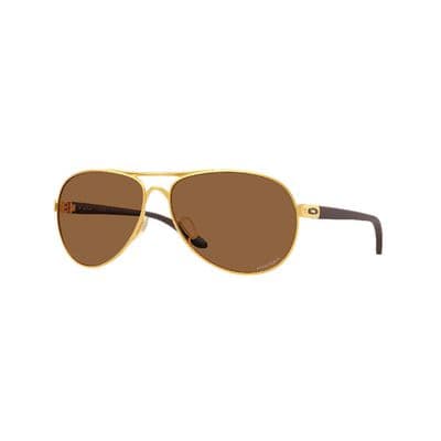 FEEDBACK SATIN GOLD AND GRENACHE WITH PRIZM™ BRONZE LENSES