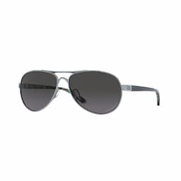 OAKLEY® TIE BREAKER POLISHED CHROME WITH PRIZM™ GREY GRADIENT LENSES