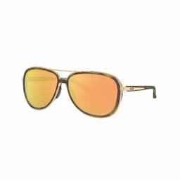 OAKLEY® SPLIT TIME MATTE BROWN TORTOISE WITH PRIZM™ ROSE GOLD POLARIZED LENSES
