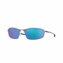 OAKLEY® WHISKER SATIN CHROME WITH PRIZM™ SAPPHIRE POLARIZED LENSES