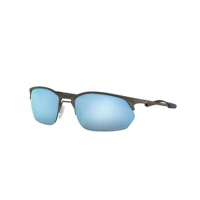 OAKLEY® WIRE TAP 2.0 SATIN WITH PRIZM™ DEEP WATER POLARIZED LENSES