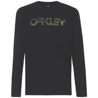 OAKLEY MARK II LONG SLEEVED TEE BLACKOUT - M