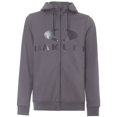 OAKLEY BARK FULL ZIP HOODIE FORGED IRON - 2XL