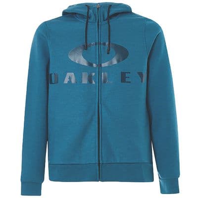 OAKLEY BARK FULL ZIP HOODIE BLUE CORAL - 2XL