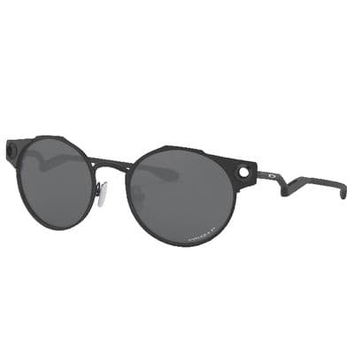 OAKLEY® DEADBOLT SATIN BLACK WITH PRIZM™ BLACK POLARIZED LENSES