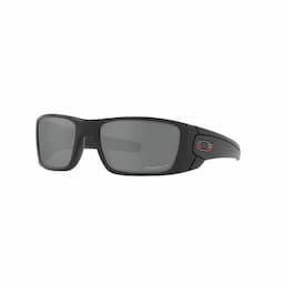 OAKLEY® SI FUEL CELL MATTE BLACK THIN RED LINE WITH PRIZM™ BLACK POLARIZED LENSES