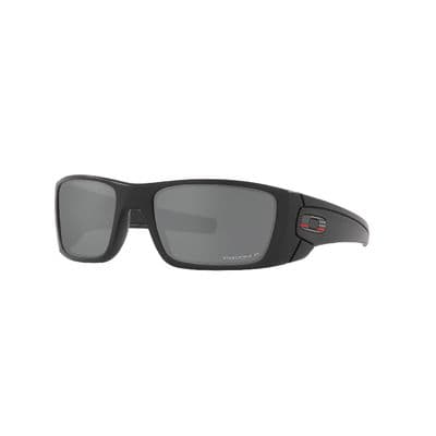 OAKLEY® SI FUEL CELL MATTE BLACK THIN RED LINE WITH PRIZM™ BLACK POLARIZED LENSES