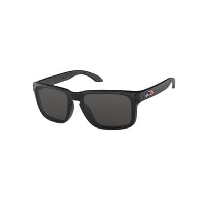 HOLBROOK™ MATTE BLACK AND USA FLAG WITH GRAY LENSES
