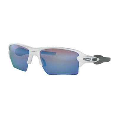 FLAK® 2.0 XL POLISHED WHITE WITH PRIZM™ DEEP WATER POLARIZED