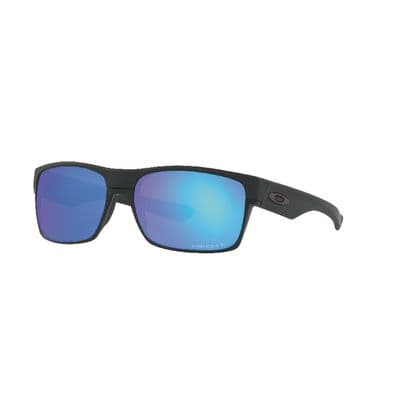 OAKLEY® TWOFACE™ MATTE BLACK WITH PRIZM™ SAPPHIRE POLARIZED LENSES