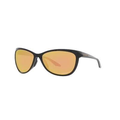 OAKLEY® PASQUE POLISHED BLACK WITH PRIZM™ ROSE GOLD POLARIZED LENSES