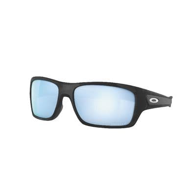 OAKLEY TURBINE MATTE BLACK CAMO WITH PRIZM™ DEEP WATER POLARIZED LENS