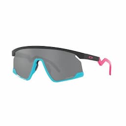 BXTR SUNGLASS MATTE BLACK AND TEAL FRAME WITH PRIZM™ BLACK LENS