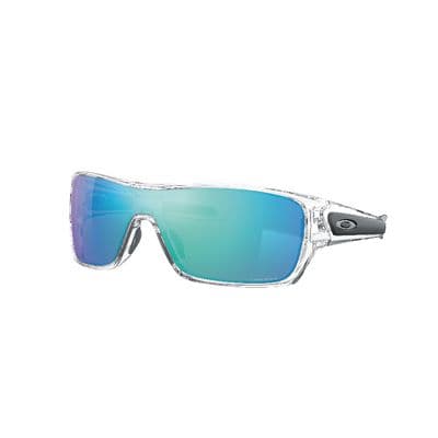 OAKLEY® TURBINE ROTOR POLISHED CLEAR WITH PRIZM™ SAPPHIRE LENSES