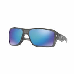 OAKLEY DOUBLE EDGE™ GRAY SMOKE WITH PRIZM™ SAPPHIRE POLARIZED