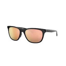 OAKLEY LEADLINE POLISHED BLACK WITH PRIZM™ ROSE GOLD POLARIZED LENS