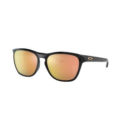 OAKLEY MANORBURN POLISHED BLACK WITH PRIZM™ ROSE GOLD LENS
