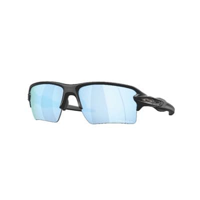 FLAK JACKET XXL MATTE BLACK WITH PRIZM™ DEEP WATER POLARIZED LENSES