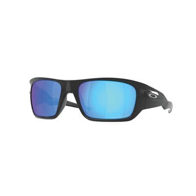 MASSETER POLISHED BLACK WITH PRIZM™ SAPPHIRE POLARIZED LENSES