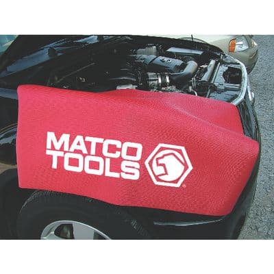 FENDER COVER - RED WITH WHITE LOGO