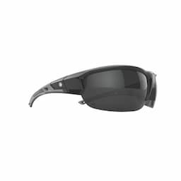 FORCEFLEX SAFETY GLASSES BLACK HALF FRAME WITH SMOKE LENSES