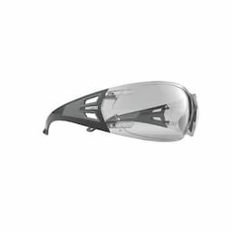 FORCEFLEX SAFETY GLASSES BLACK FRAME WITH FRAMELESS CLEAR LENSES