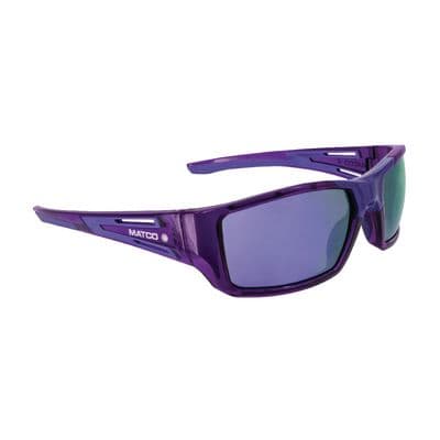 FORCEFLEX SAFETY GLASSES PURPLE FULL FRAME WITH PURPLE LENSES
