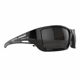 FORCEFLEX SAFETY GLASSES BLACK FULL FRAME WITH SMOKE LENSES