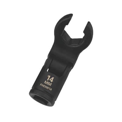 3/8" DRIVE 14 MM FLEX-HEAD DIESEL INJECTOR WRENCH