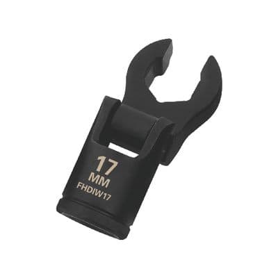 1/2" DRIVE 17MM FLEX-HEAD DIESEL INJECTOR WRENCH