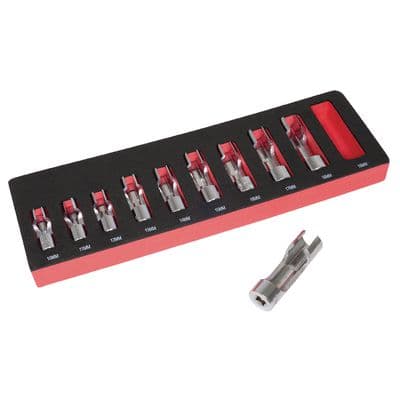 10 PIECE FLARE NUT SOCKET SET