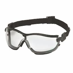BLACK FRAME, CLEAR LENS GOGGLES