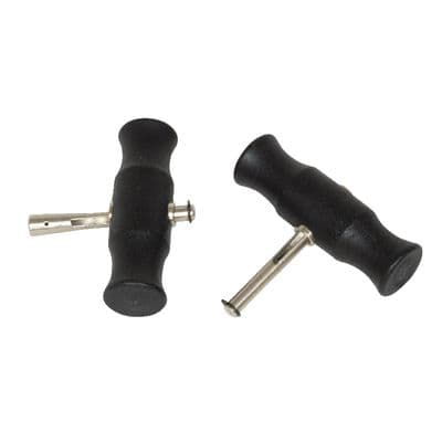 GLASS CUT-OUT WIRE HANDLES