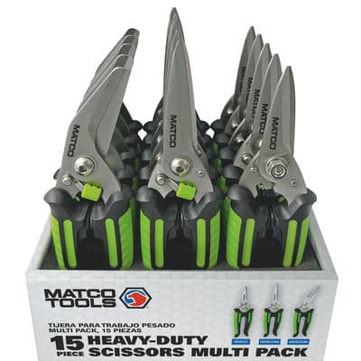 HEAVY-DUTY SCISSOR DISPLAY, 15 PIECE