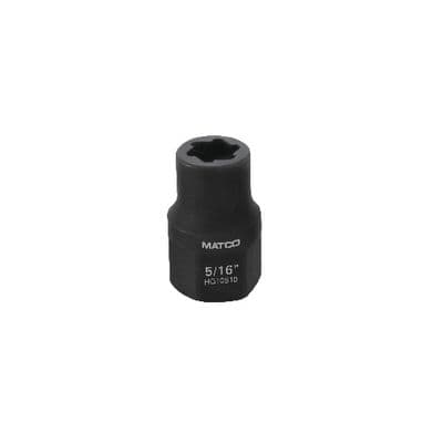 5/16" 3/8” DRIVE HEX GRIP IMPACT SOCKET