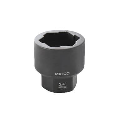 3/4" 3/8” DRIVE HEX GRIP IMPACT SOCKET