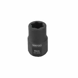 9MM 3/8” DRIVE HEX GRIP IMPACT SOCKET