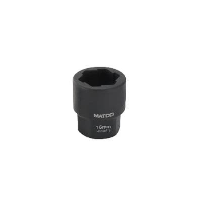 16MM 3/8” DRIVE HEX GRIP IMPACT SOCKET