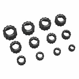 12 PIECE HEX GRIP EXTRACTOR RINGS