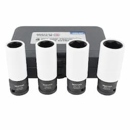 4 PIECE HEX GRIP PROTECTIVE LUG NUT EXTRACTORS